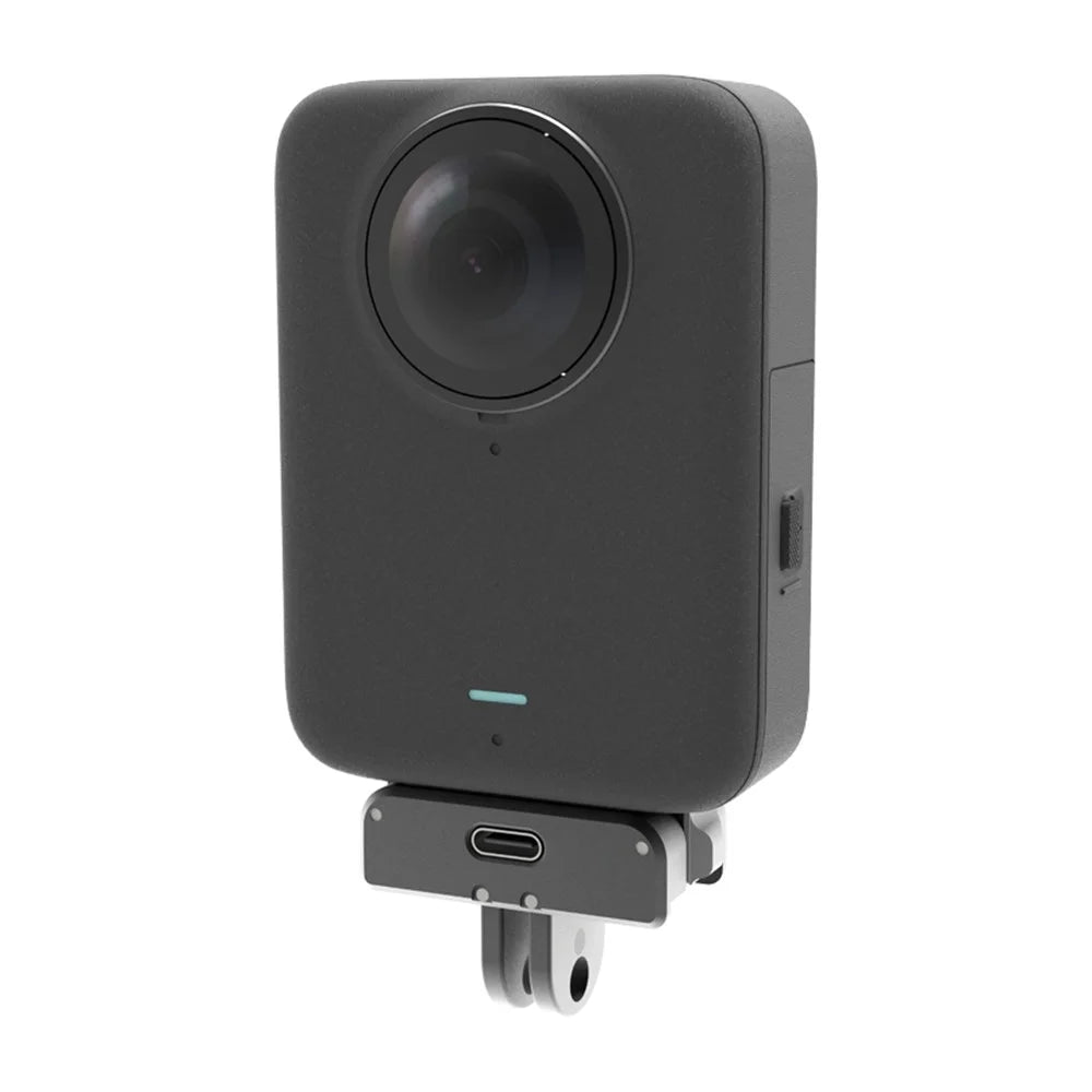 For DJI Osmo 360 / Action 5 / 4 / 3 Camera Magnetic Adapter Quick Release Mount with Type-C Charging Interface - 5
