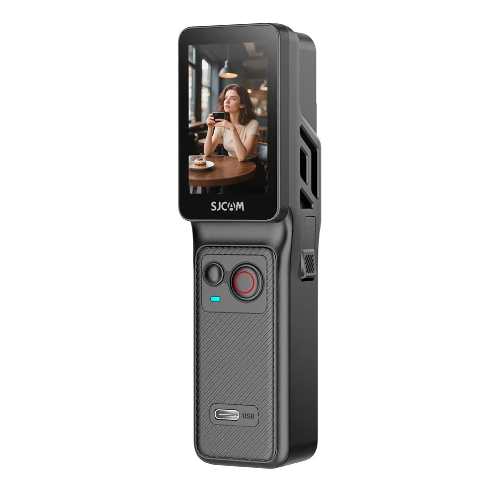 SJCAM C400 1.3 Inch Front + 2.29 Inch Rear Screen Sports Action Camera 4K 30FPS Handheld Pocket Camcorder - 1