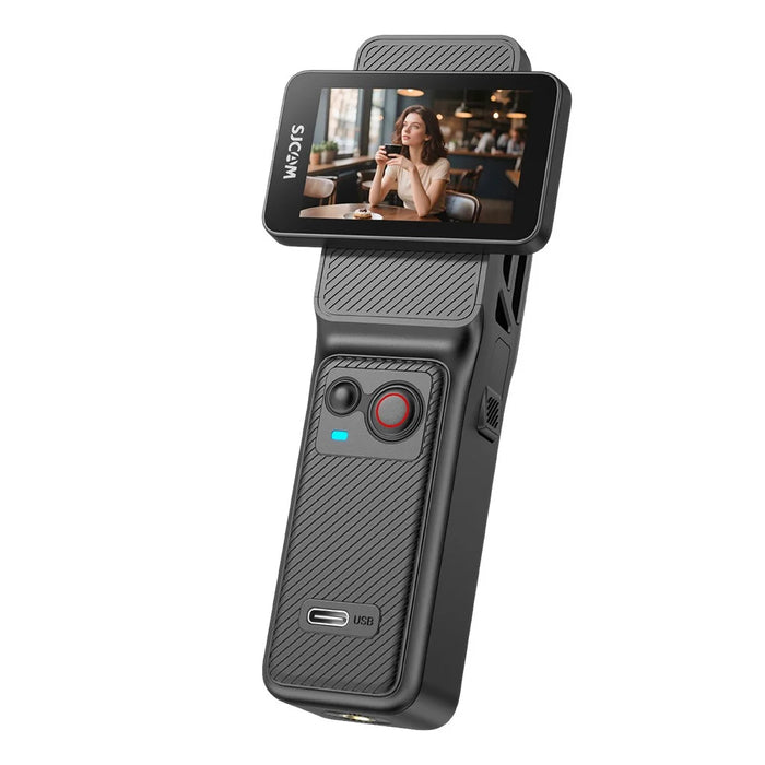 SJCAM C400 1.3 Inch Front + 2.29 Inch Rear Screen Sports Action Camera 4K 30FPS Handheld Pocket Camcorder - 2