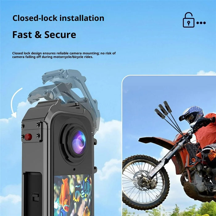 For Insta360 X4 Air Camera Metal Cage Quick Release Magnetic Protective Frame - 3