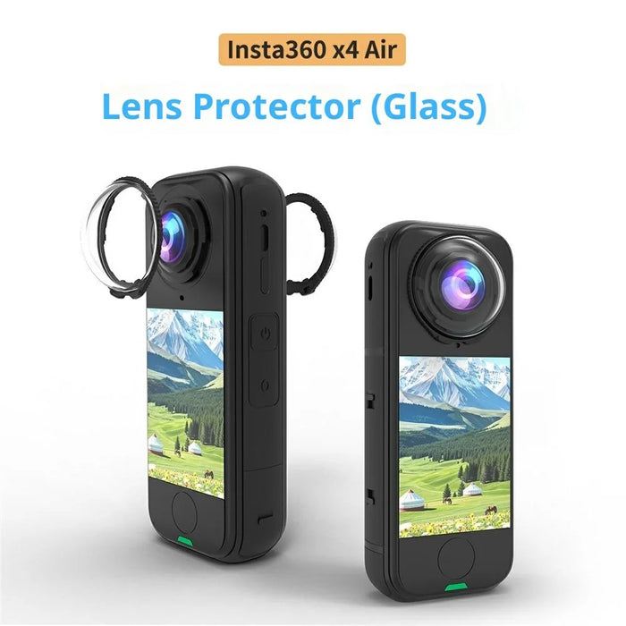2Pcs For Insta360 X4 Air Optical Tempered Glass Lens Protector 10H Hardness Camera Lens Film - 2