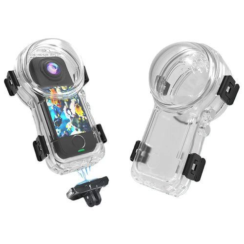 For Insta360 X4 Air Camera Invisible Diving Case 50m Waterproof Shell for Magnetic Quick Release Base - 1