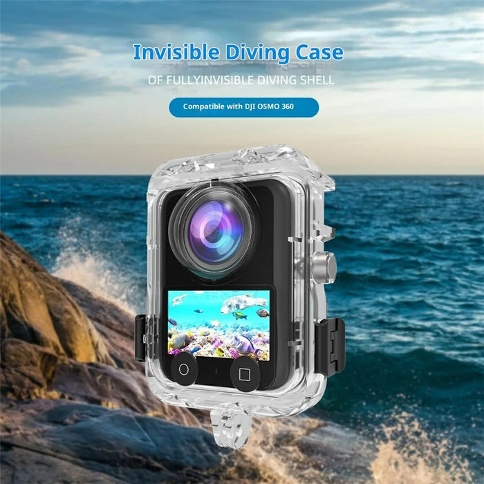 For DJI Osmo 360 Camera Waterproof Case 40m Underwater PC Protective Cover - 2