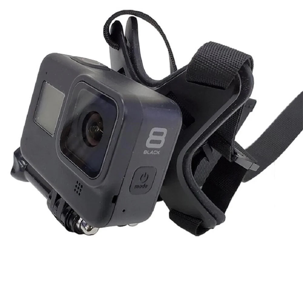 Motorcycle Helmet Chin Stand Mount Holder for GoPro HERO9 Black AT1108 - Black - 3