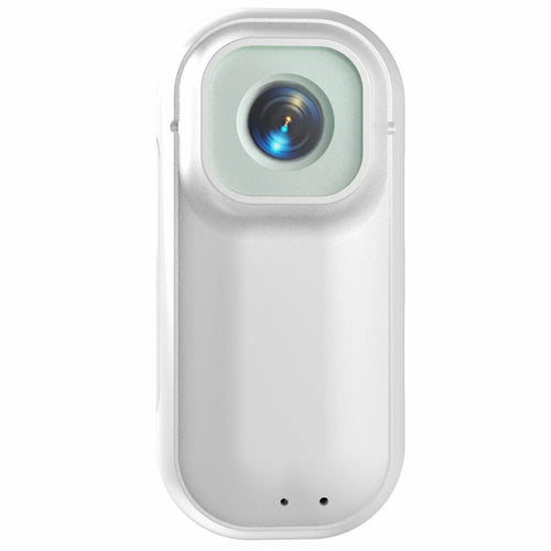 A300 1080P Thumb Action Camera with 4K Pixel Sensor WiFi Connectivity Magnetic Back Clip Mini Camera - White - 1