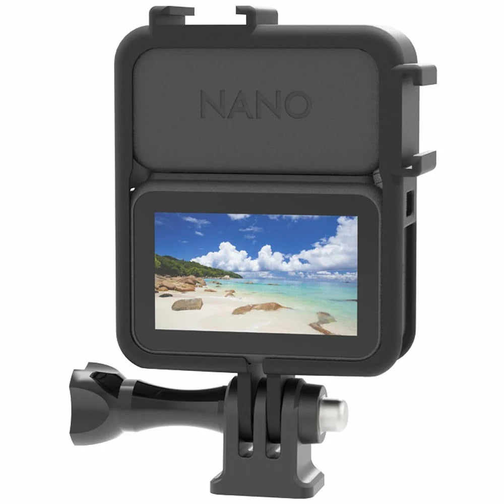 For DJI Osmo Nano Protective Case Plastic Action Camera Frame with 1 / 4 Adapter Mount - 3