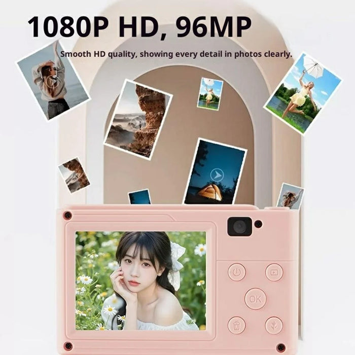 Z008 96MP 1080P CCD Retro Digital Camera 8X Digital Zoom Mini Camera AF Auto Focus - White - 3