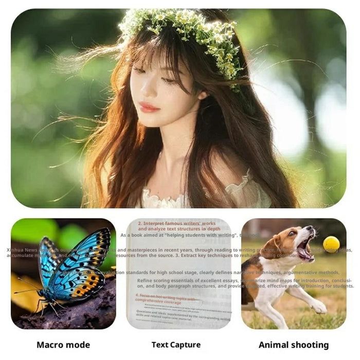 Z008 96MP 1080P CCD Retro Digital Camera 8X Digital Zoom Mini Camera AF Auto Focus - White - 6