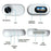 A100 0.96 Inch Screen Thumb Camera 1080P HD Recording Outdoor Sports Pocket Camera with Back Clip - White - 7