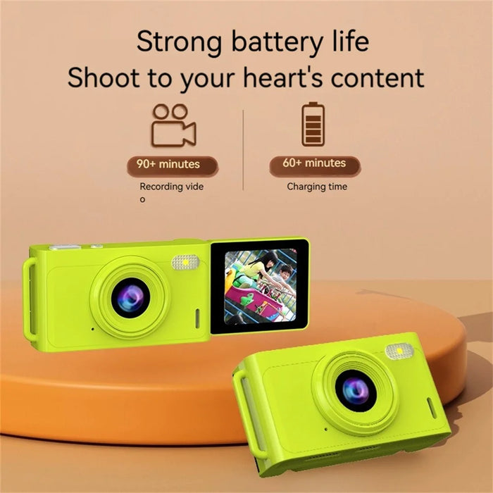 X5 Mini Digital Camera 1.47 inch Display CMOS HD Camera with 180° Flip Selfie Screen - 5