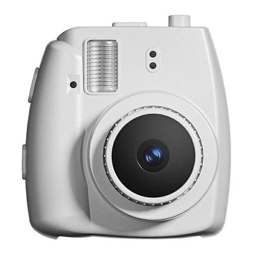 S153 Mini Camera Telescopic Lens 0.96 Inch IPS Screen CCD Retro Digital Camera with Keychain and Metal Lanyard - White - 1