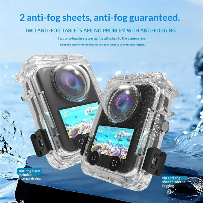 For DJI Osmo 360 Panoramic Action Camera Waterproof Case 60m Underwater Protection Shell Compatible with Magnetic Quick-Release Base - 5