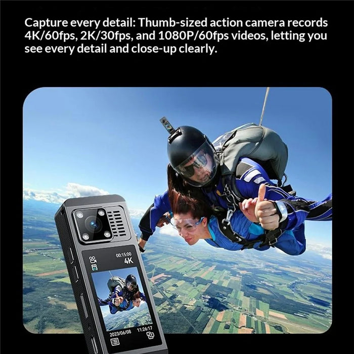 A200 4K Action Camera 130° Wide Angle WiFi Motorcycle Riding Recorder with Night Vision - 3
