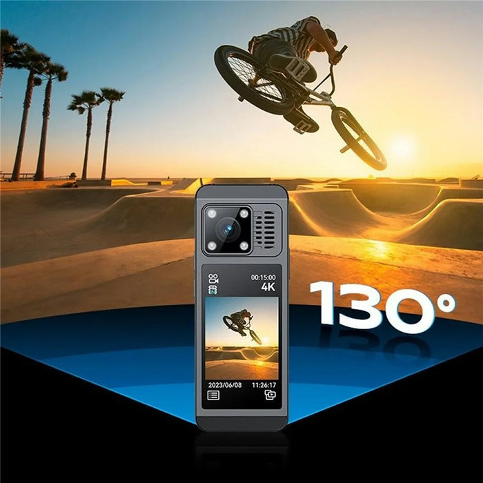 A200 4K Action Camera 130° Wide Angle WiFi Motorcycle Riding Recorder with Night Vision - 5
