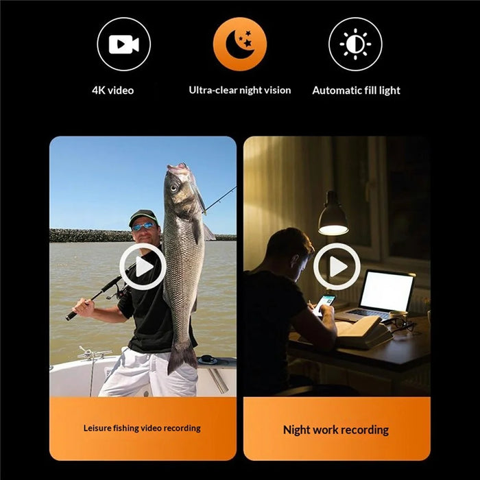 A200 4K Action Camera 130° Wide Angle WiFi Motorcycle Riding Recorder with Night Vision - 6