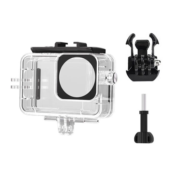 For DJI Osmo Action 6 Camera Underwater Diving Housing 45m Waterproof Case with Filter - Waterproof Case+Pink Filter - 3