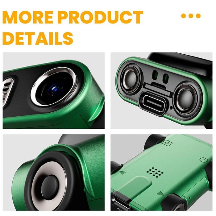 G5 2K HD Car Shaped Thumb Camera 1.0-inch TFT LCD Mini Digital Camera for Students (No TF Card) - Green - 7