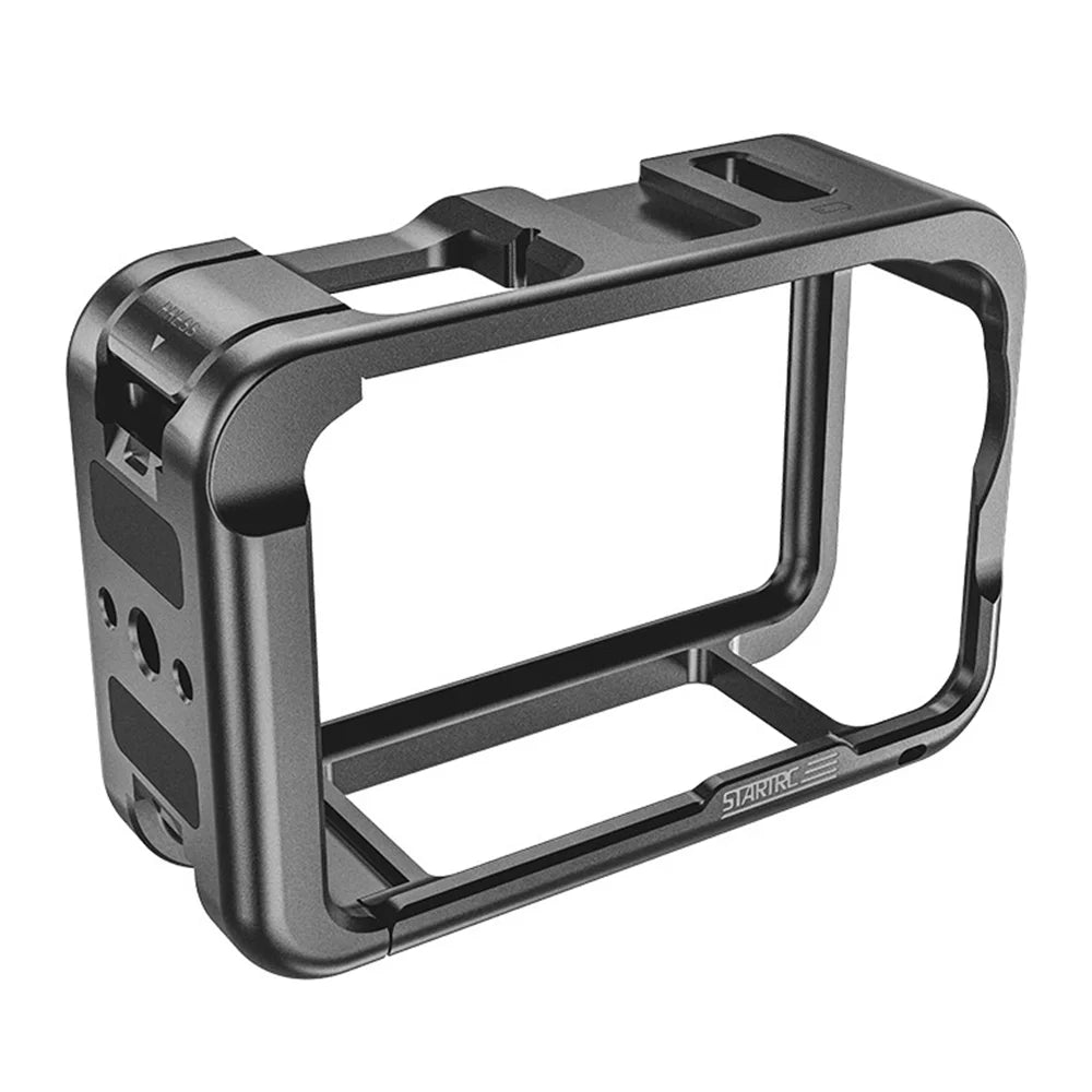 STARTRC For DJI Osmo Action 6 Camera Metal Cage Protective Frame with Cold Shoe Expansion Interface - 1