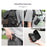 For Insta360 X4 Air Hard Shell Carrying Case PU Leather Panoramic Camera Portable Storage Bag - Black - 6