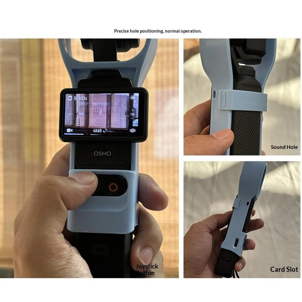 For DJI Osmo Pocket 3 Protective Case Anti Collision Scratch Resistant Hard PC Camera Shell - Black - 6