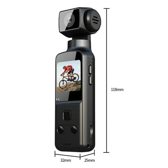 K1 4K HD Sports Action Camera 270 Degree Shooting Camcorder with Lavalier Microphone - 7
