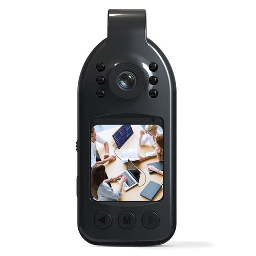 L09 2K HD Video Recorder 1.3 Inch Screen Portable Camcorder for Meeting  /  Law Enforcement (No TF Card) - Black - 1