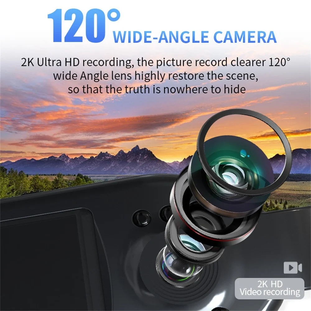 L09 2K HD Video Recorder 1.3 Inch Screen Portable Camcorder for Meeting  /  Law Enforcement (No TF Card) - Black - 3