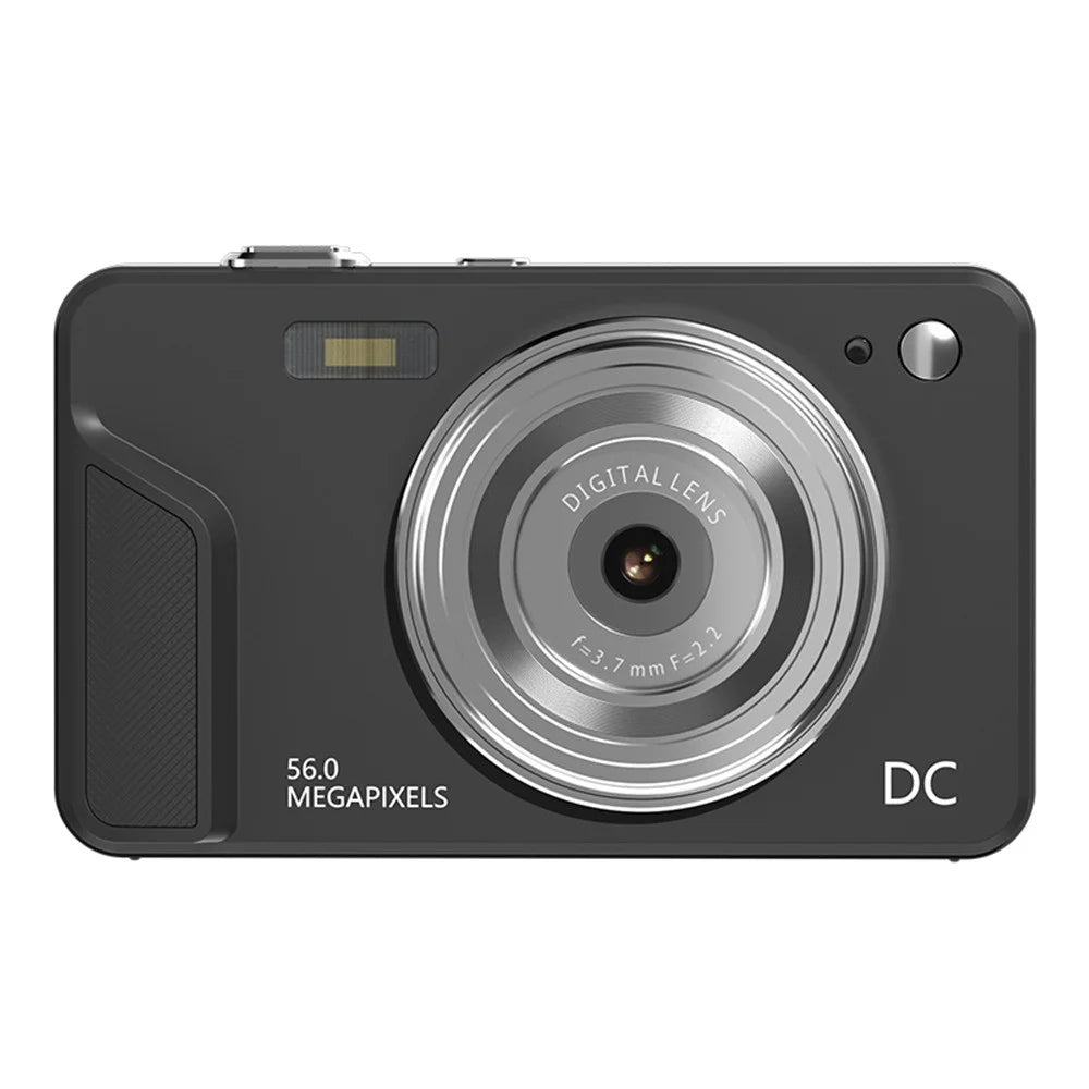 C16 Digital Camera 2.8 inch HD Screen Mini Camera with 16X Zoom  /  1080P Video for Student (No TF Card) - Black - 2
