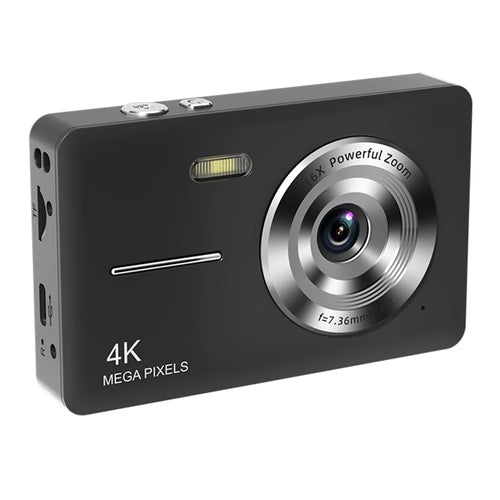 Z17 HD Digital Camera Ultra Thin Retro Portable Student CCD Compact Camera (No Memory Card) - Black - 1