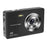 Z17 HD Digital Camera Ultra Thin Retro Portable Student CCD Compact Camera (No Memory Card) - Black - 1