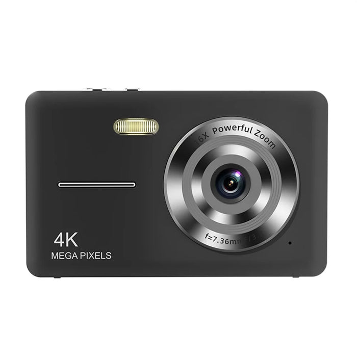 Z17 HD Digital Camera Ultra Thin Retro Portable Student CCD Compact Camera (No Memory Card) - Black - 3