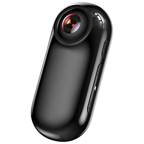 M25 Thumb Sports Camera Pet Collar Recorder 4K HD Action Camera Wide Angle No Memory Card - Black - 1