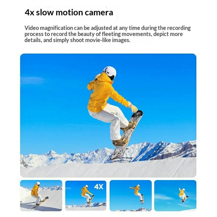 M30 4K Dual Lens Time-Lapse Digital Camera Self-Portrait Vlog Video Mini Camera (without Memory Card) - Black - 6