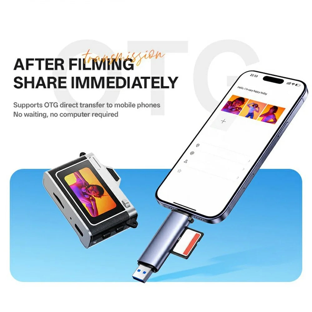 DC29S Flip Screen Camera 20MP High Definition Digital Camera For Students Campus Photography No Memory Card - Black - 7