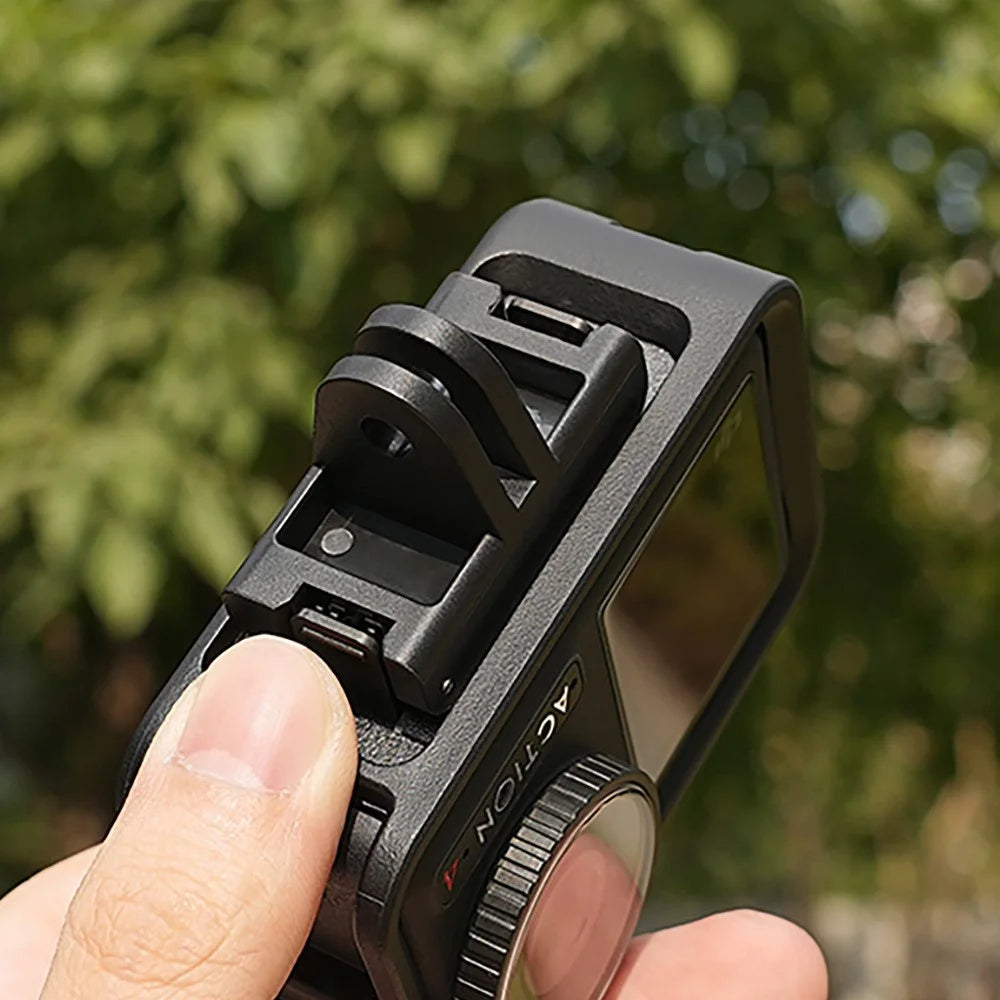KC-543 Magnetic Adapter Base for DJI Osmo Action 5 Pro / 4 / 3 / Osmo 360 Camera Quick Release Adapter - Black - 7