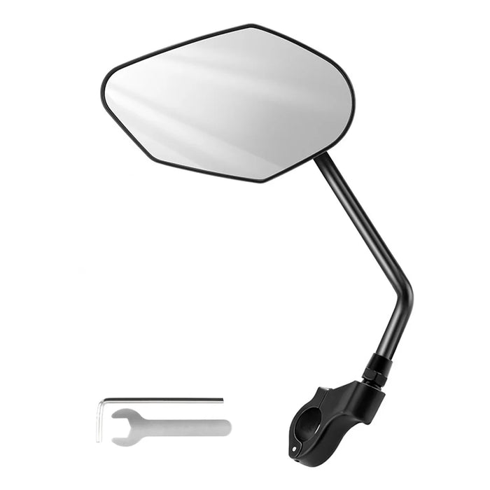 WEST BIKING YP0720052 1Pc Bicycle Rearview Mirror 360 Degree Rotation Anti Shake HD Wide View Cycling Mirror - Black/Left - 1