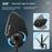 WEST BIKING YP0720052 1Pc Bicycle Rearview Mirror 360 Degree Rotation Anti Shake HD Wide View Cycling Mirror - Black/Left - 4