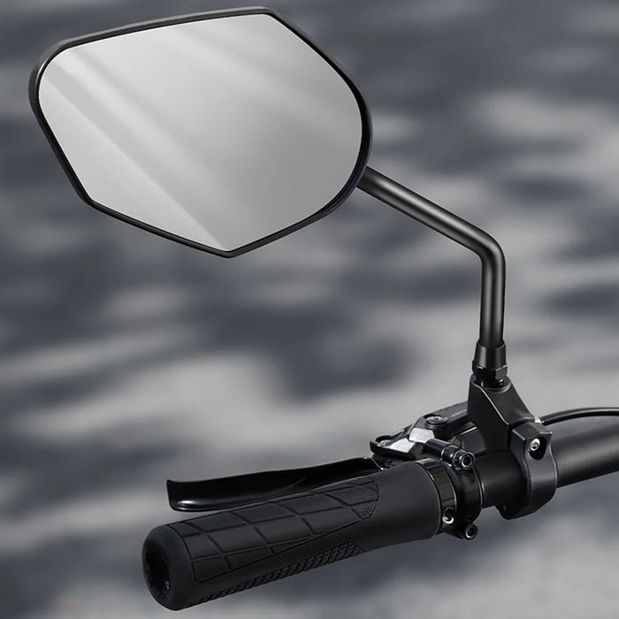 WEST BIKING YP0720052 1Pc Bicycle Rearview Mirror 360 Degree Rotation Anti Shake HD Wide View Cycling Mirror - Black/Left - 6