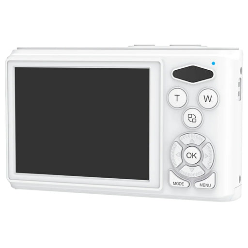 C6S 5K Video Recorder 18X Digital Zoom Dual Screen Digital Camera with LED Fill Light (without TF Card) - White - 2