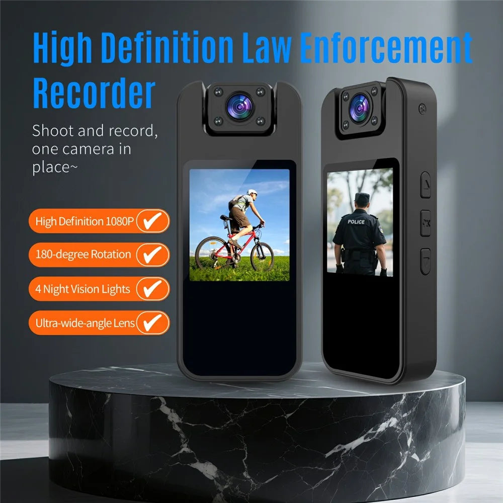 4K Action Camera with 180 Degree Rotating Lens Anti Shake Night Vision HD Video Recorder (without TF Card) - Black - 3