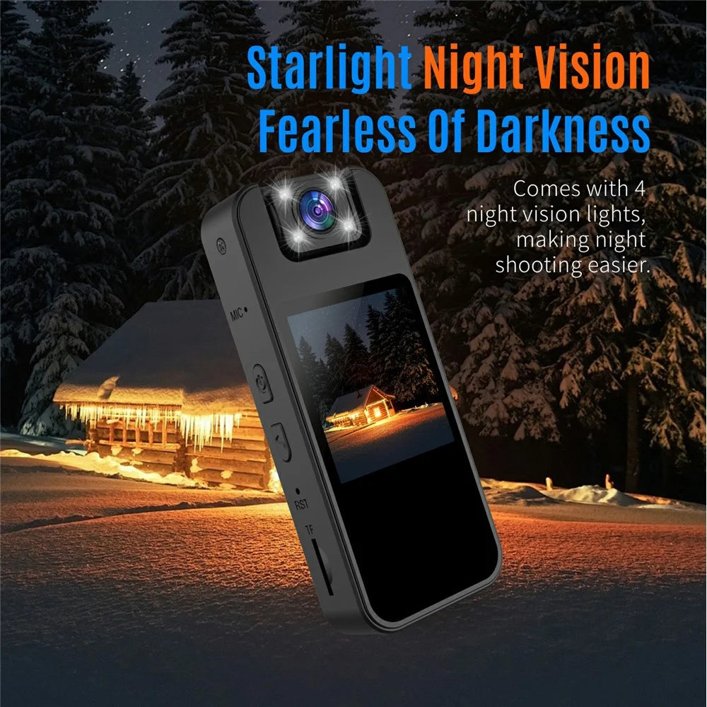 4K Action Camera with 180 Degree Rotating Lens Anti Shake Night Vision HD Video Recorder (without TF Card) - Black - 6