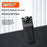 M23 4K Ultra HD Clip-on Mini Body Camera 180 Degree Rotating Lens Night Vision WiFi Video Recorder (without TF Card) - Black - 4