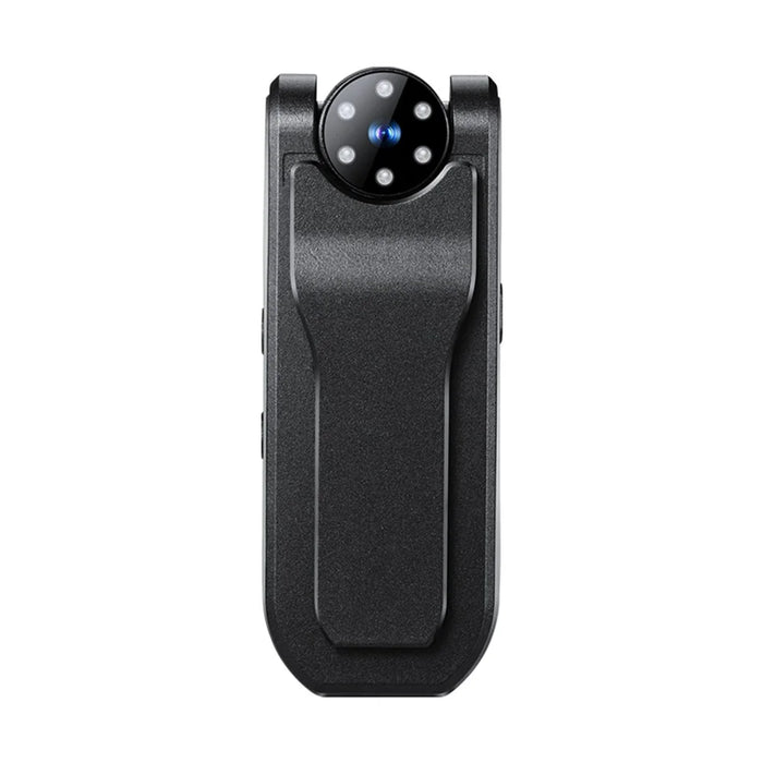 M23 4K Ultra HD Clip-on Mini Body Camera 180 Degree Rotating Lens Night Vision WiFi Video Recorder (without TF Card) - Black - 7