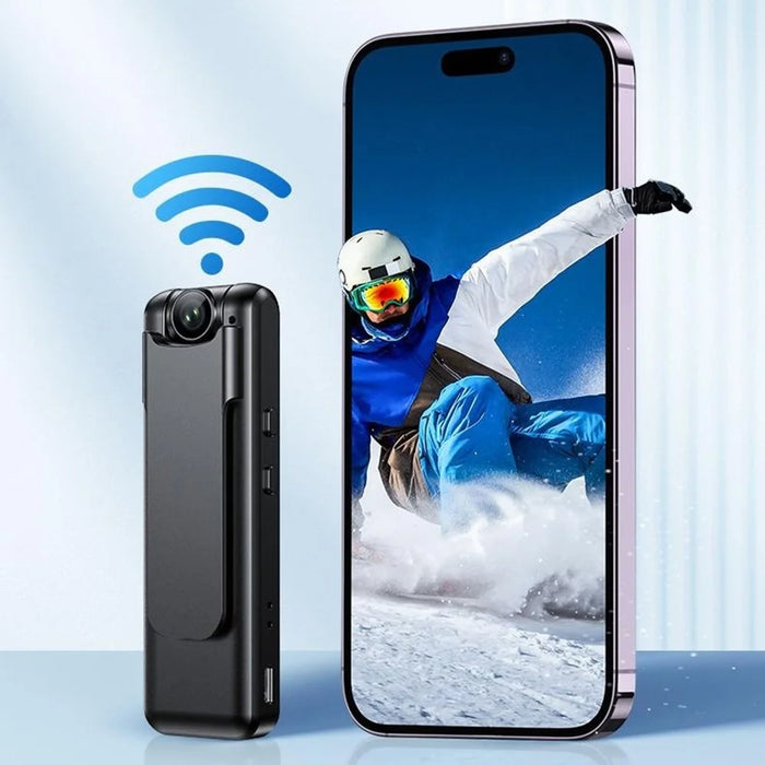 M13 4K Ultra HD Mini Camera 180 Degree Flip Lens Motion Detection Night Vision Video Recorder (without TF Card) - 2