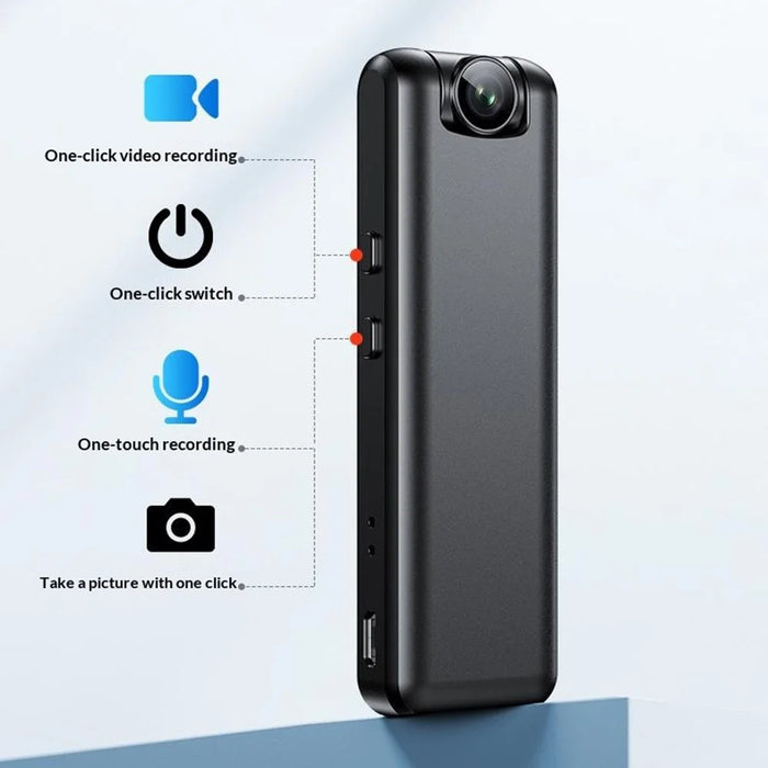 M13 4K Ultra HD Mini Camera 180 Degree Flip Lens Motion Detection Night Vision Video Recorder (without TF Card) - 6