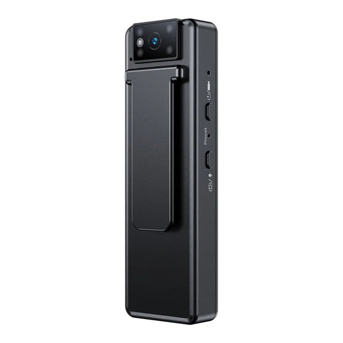 M15 4K HD WiFi Mini Camera Night Vision Clip-On Wireless Cam Video Recorder - Black - 1