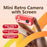X7 0.96 Inch IPS Screen Retro Thumb Camera 1080P Full HD Recording Mini Digital Camera - Red - 4