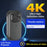 M31 4K Action Camera Outdoor Portable Thumb Camera Magnetic Charging 4K HD Pet Vlogger - Black - 2