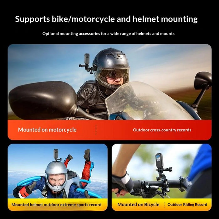 M31 4K Action Camera Outdoor Portable Thumb Camera Magnetic Charging 4K HD Pet Vlogger - Black - 6