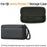 For DJI Osmo Pocket 3 Action Camera Carrying Bag Lycra Portable Storage Case with Hand Strap - Black - 2